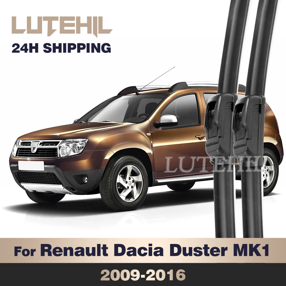 

Для Renault Dacia Duster MK1 2009-2016 2010 2011 2012 2013 стеклоочиститель передние щетки стеклоочистителя лобовое стекло щетка 20 "+ 20"