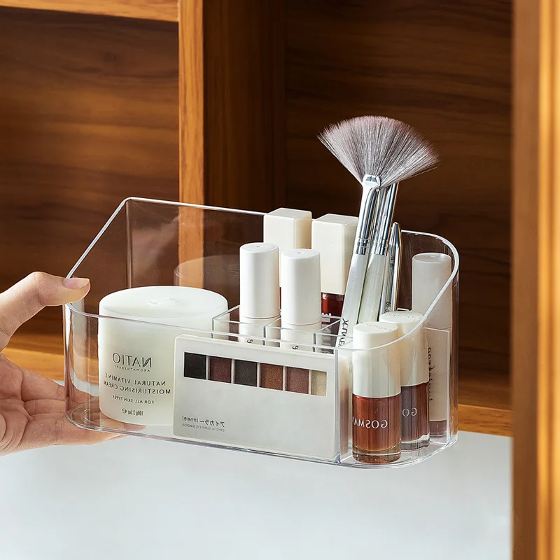 

Makeup Brush Holder Makeup Organizer Cosmetic Storage Box Lipstick Eyebrow Pencil Display Stand Acrylic Transparent Plastic Box