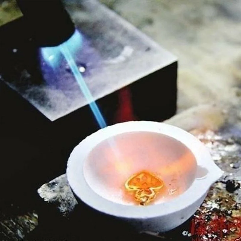 Кварцевый тигель для плавления посуды чаша кастрюля керамический с высокой