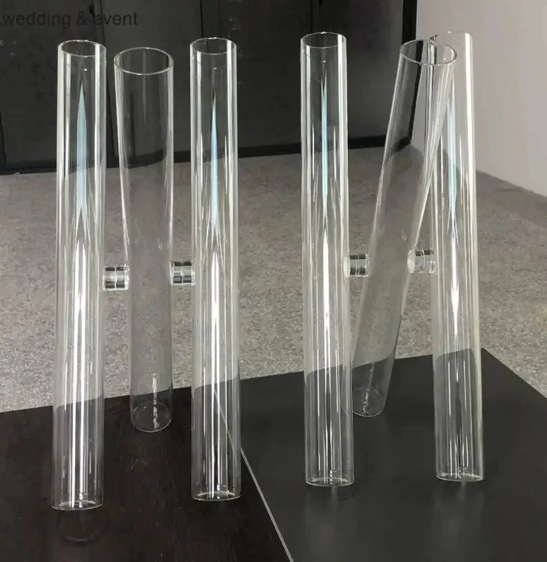 Стеклянная ваза-штатив подставка для цветов Центральная ваза-трубка 3 шт. 10