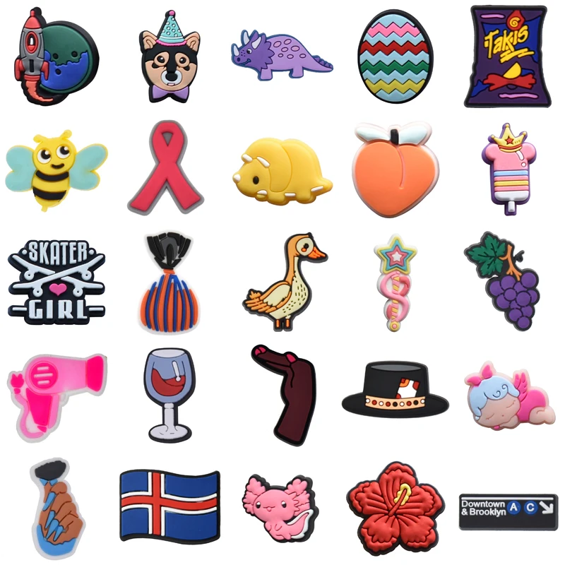 

Women Charm Shoes Accessories Para Pins Girl Wholesale Bulk Shoe Charms Boy Kids Gifts Set Jeans Packs Decorations for Crocs Men