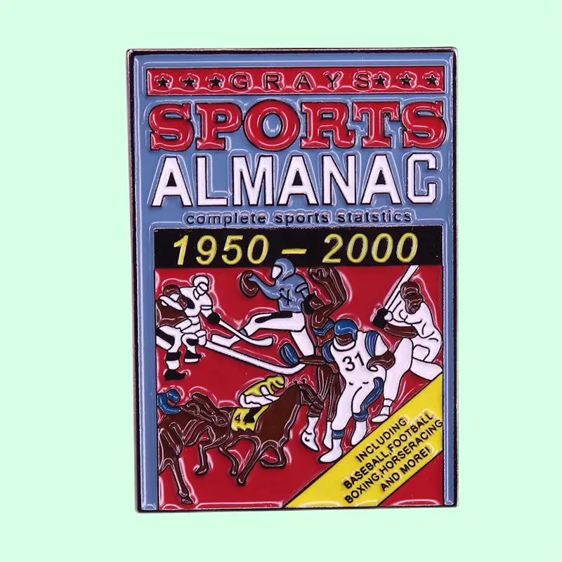 

Future Sports Yearbook Brooch Pinback Button Jeans Lapel Pin Badge Cartoon Jewelry Gift for Friend