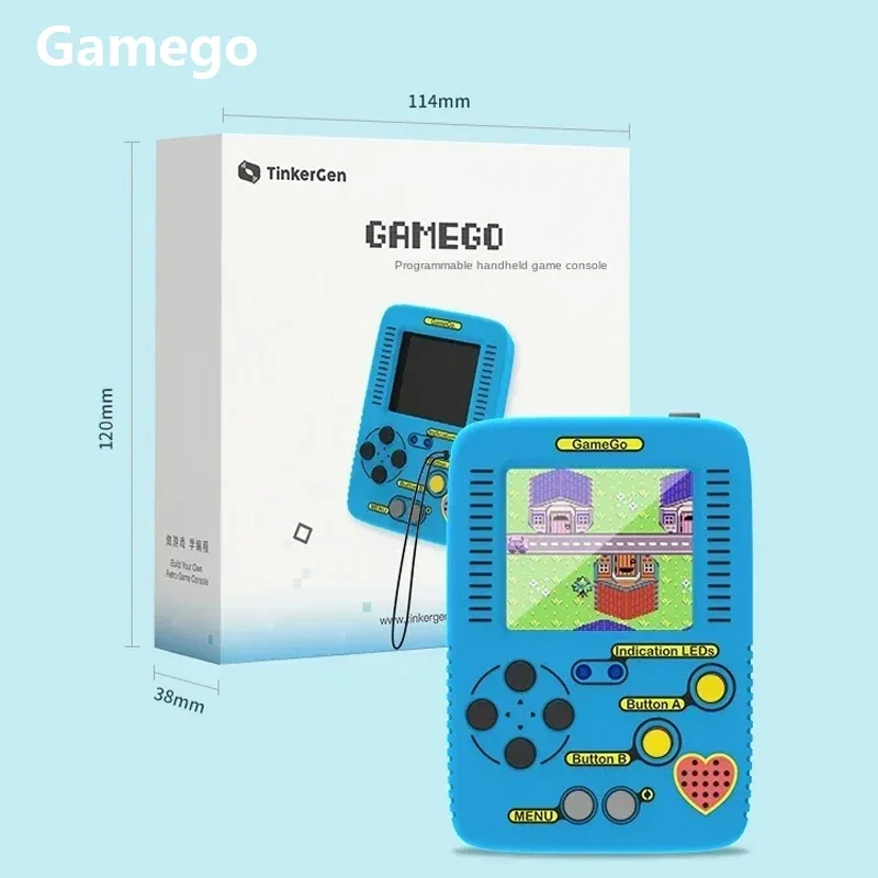 Игровая консоль GameGo, программируемая портативная игровая консоль, детская игрушка для программирования начальной средней школы, учебные пособия (art.: 3920d2fe06241) - 3920d2fe06241