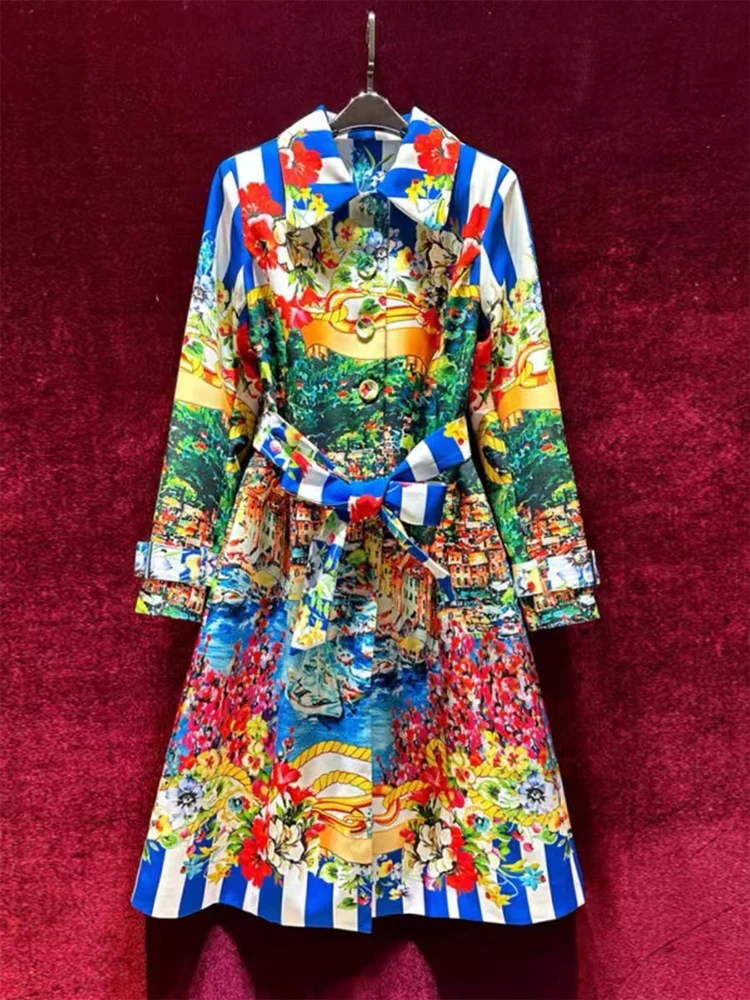 Женское платье-рубашка в горошек с геометрическим принтом