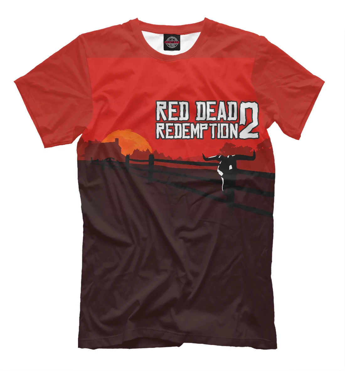 Футболка Red Dead Redemption 2 Пейзаж | Мужская одежда