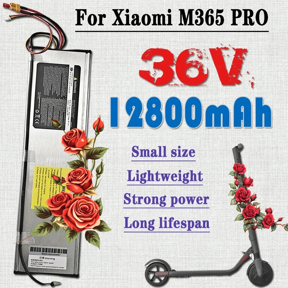 Фото Высокое качество 36 В 12,8 Ач для скутера XIAO MI M365 PRO, аккумулятор большой емкости на выносливость №1