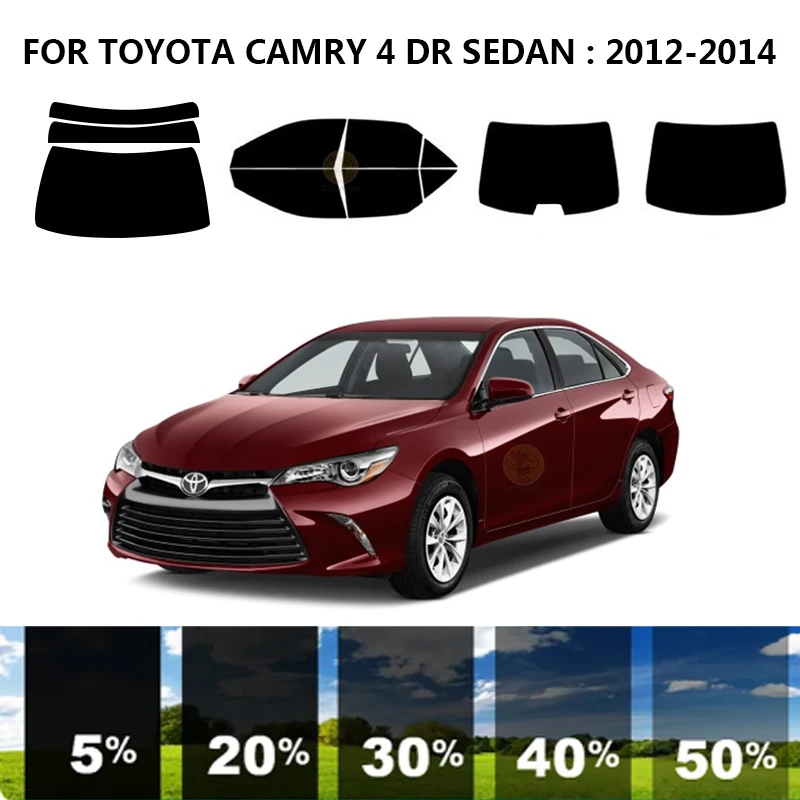 

Precut nanoceramics car UV Window Tint Kit Automotive Window Film For TOYOTA CAMRY 4 DR SEDAN 2012-2014