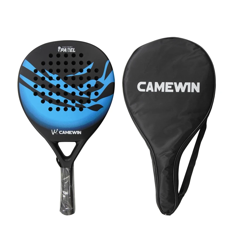 

CAMEWIN 4013 Beach Tennis Racket Professional Carbon And Glass Fiber Padel Tennis Rackets Soft Face Paddles Racquet