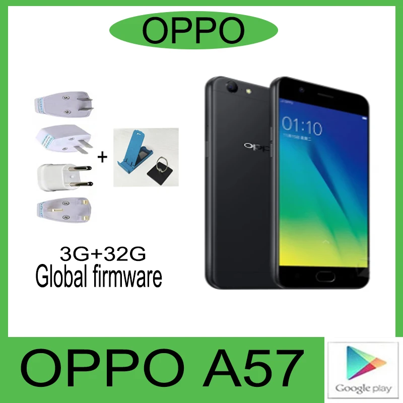 

Global version celular oppo A57 smartphone 3G 32GB Qualcomm Snapdragon 435 5.2inches 1280*720