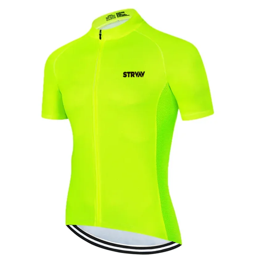 Мужской Летний Велосипедный Трикотаж STRVAV 2024 Быстросохнущий Полиэстер Одежда Для