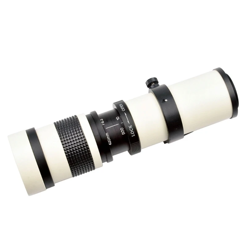 

420-800mm F/8.3-16 Telephoto Lens for 1200D 1300D 4000D 450D 550D 650D 760D 800D 77D 90D 80D 70D 60D 5DIV Camera
