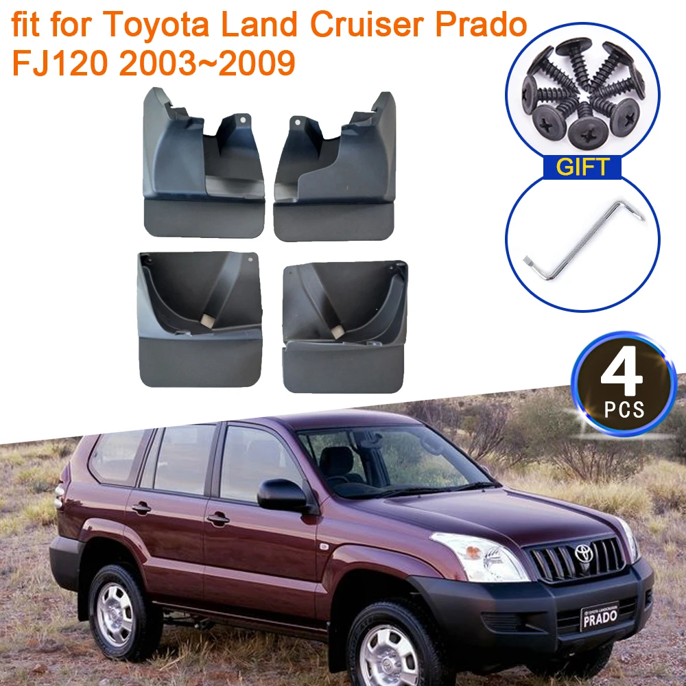 

Для Toyota Land Cruiser Prado FJ120 120 2003 2004 2005 2006 2007 2008 2009 Грязь Защита от брызг Обновление Брызговики Заднее крыло Брызговики