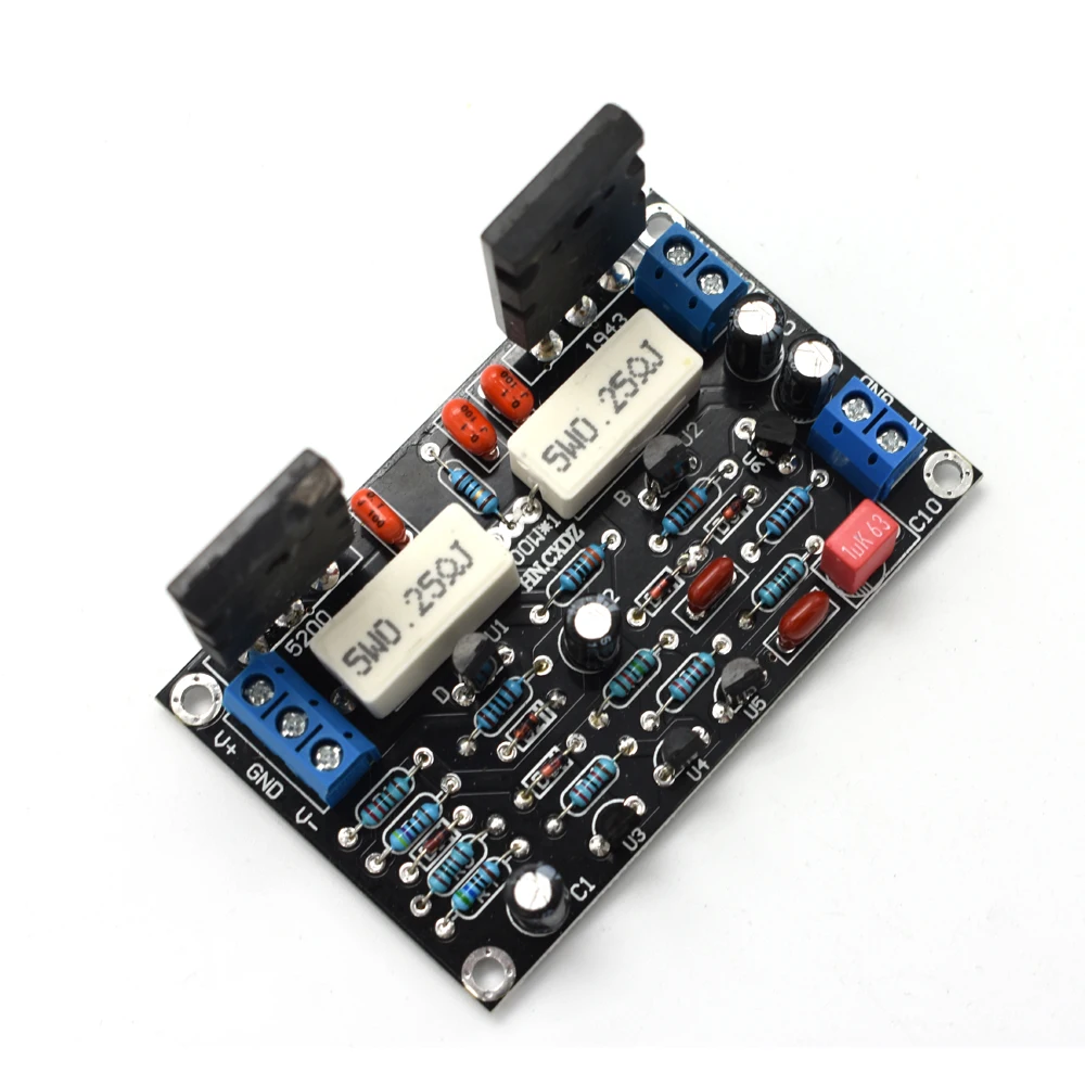 DLHiFi 2SC5200 + 2saeas 100 Вт DC 35 в моноканальный Hi-Fi аудио усилитель платы |