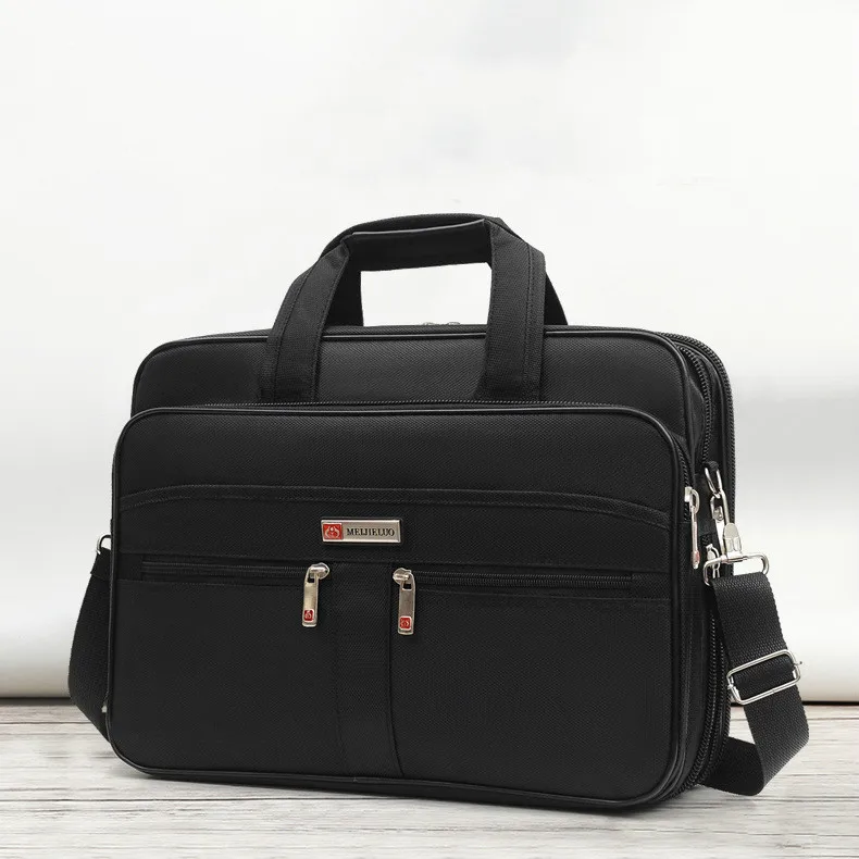Office Business Laptop Bags A4 Documents Pouch Phone Pen Handbag Crossbody Shockproof Cell Wallet Glasses Storage Accessories