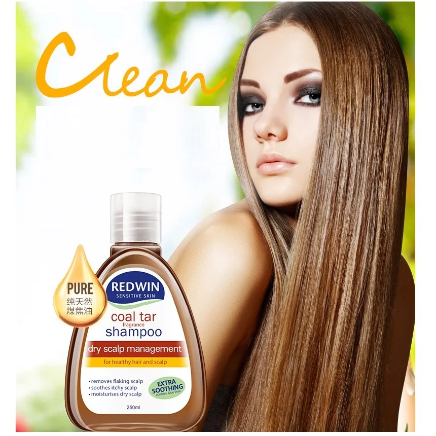 

Australia Redwin Coal Tar Shampoo 250ml 2PCS pH Balanced Formula for Soothe Flaking Scalp Healthy Silky Clean Hair Scalp