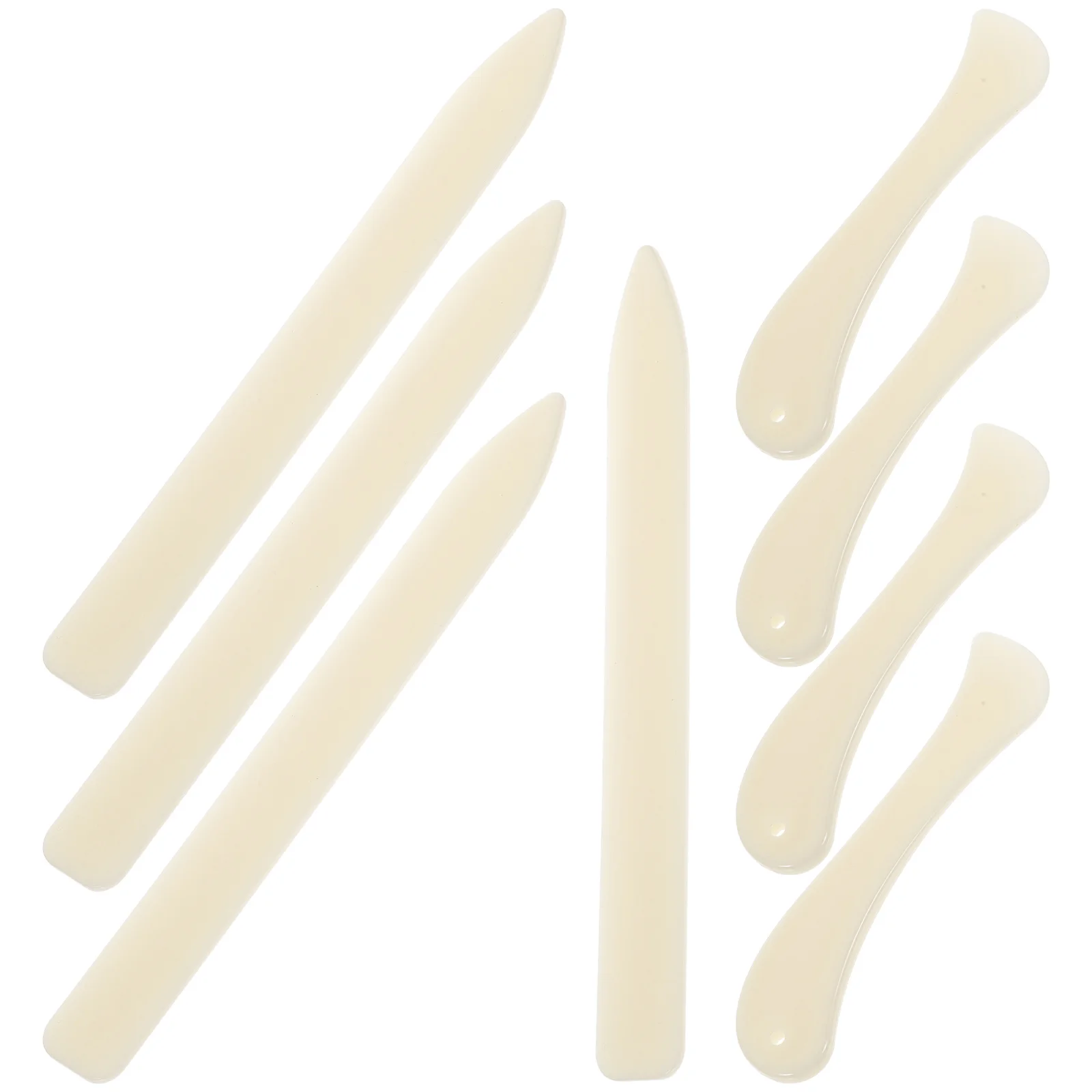 

8 шт. индуктор из костяной бумаги, пластиковый конверт, папка, поделки, инструмент для скрапбукинга, изогнутый скребок