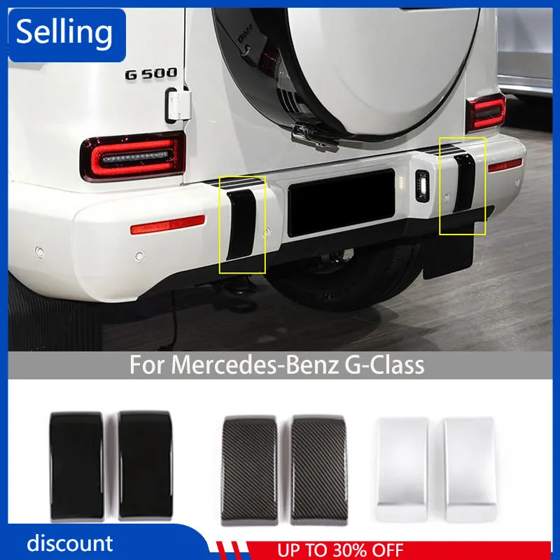

For 19-20 Mercedes-Benz G-Class Rear Bumper Decoration Patch G500 Upgrade Special Edition Modified Car Accessories