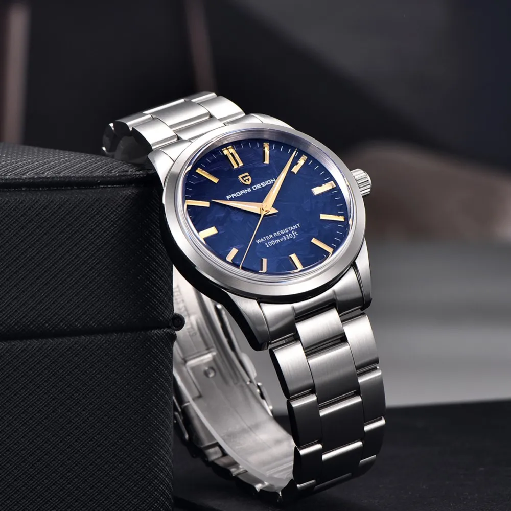 40MM PAGANI DESIGN 2023 Top Brands Men Quartz Wristwatch Business Special AR Coating Sapphire Stainless Steel 100M Waterproof enlarge