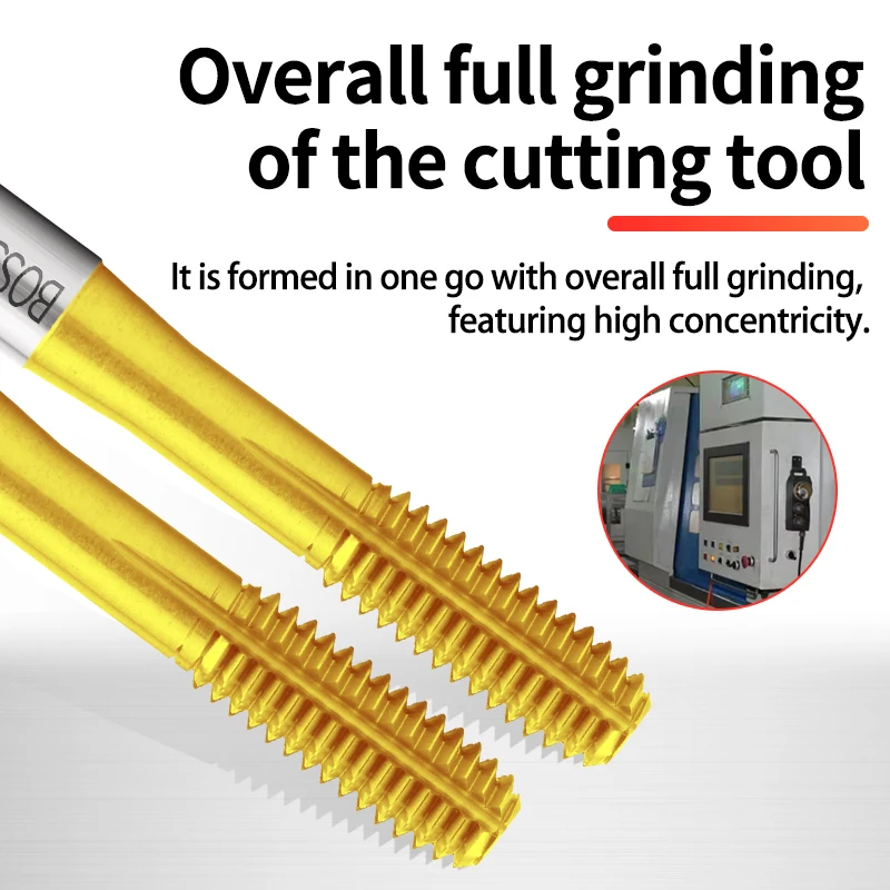 BOSS TAPS 1 шт. HSSE-M42 JIS Стандартный рулонный метчик M3 M4 M5 M6 M7 M8 M9 M10 M11 M12 Машинные метчики