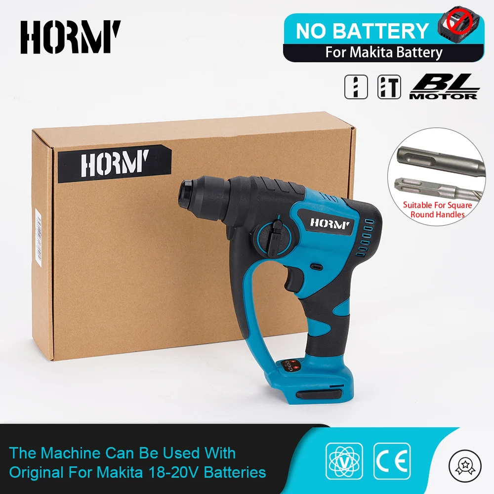 Brushless Cordless Hammer Drill Demolition Hammer Charged El