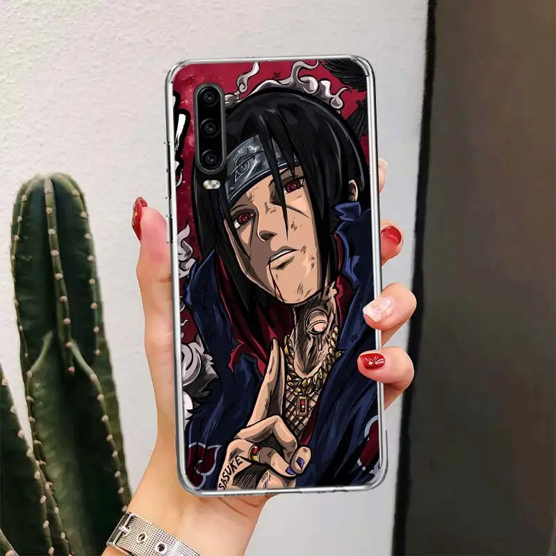 Модный чехол для телефона с аниме Наруто Huawei P30 Lite P20 Pro P10 P40 P50 Mate 20 30 10 40 мягкий