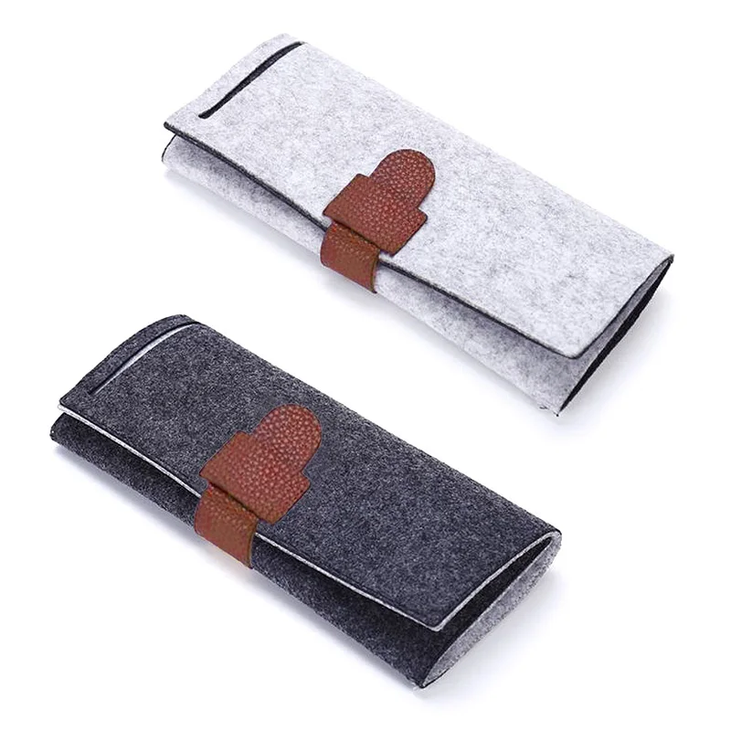 

High Quantity Portable Roll-Up Felt Jewelry Roll Storage Bag Folding Travel Earrings Necklaces Bracelets Rings Container Storage