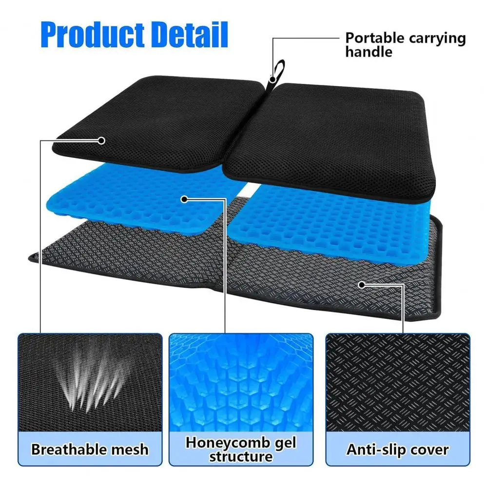 TPE гель портативная подушка для сиденья сидячая обезболивающая уличная