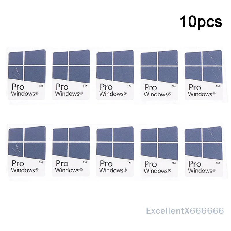 

Синие наклейки WIN10 про