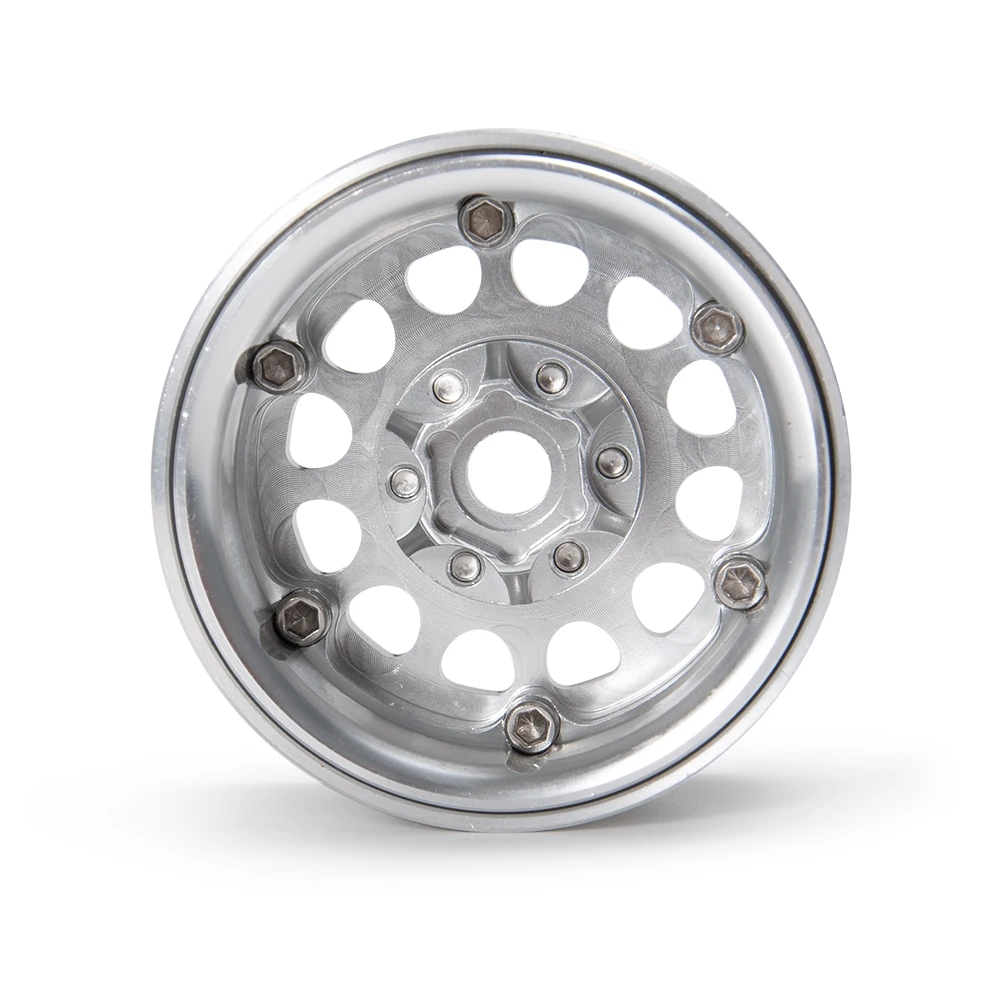 AXSPEED 4 шт./лот алюминиевый сплав 1/10 RC Crawler 1 9 &quotBeadlock Колесные диски ступицы для SCX10