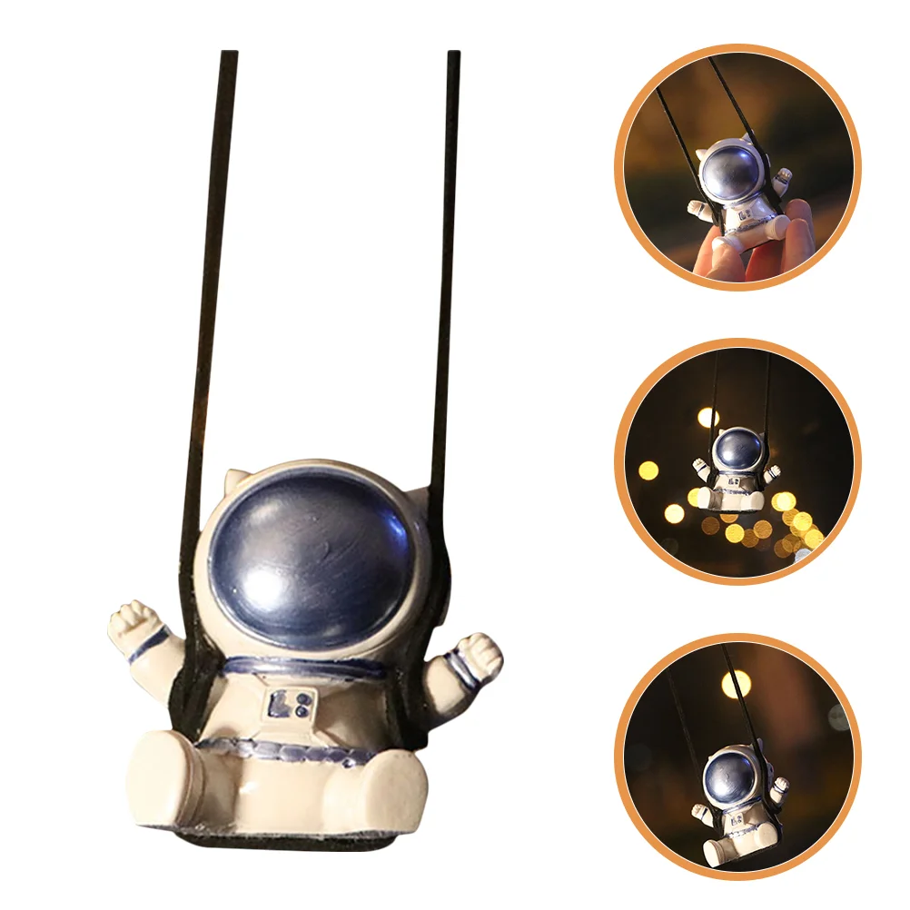 

Astronaut Car Hanging Swing Party Gift Spaceship Craft Action Statue Man Moon Keychain Spaceman Favors Outer Space Backpack