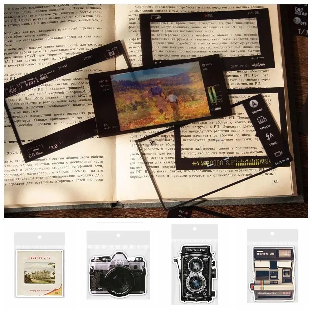 

ПЭТ коллаж Fhoto рамка ретро ручная работа в стиле Instagram ностальгическая пленка Fhoto рамка корейский Скрапбукинг Украшение Канцтовары