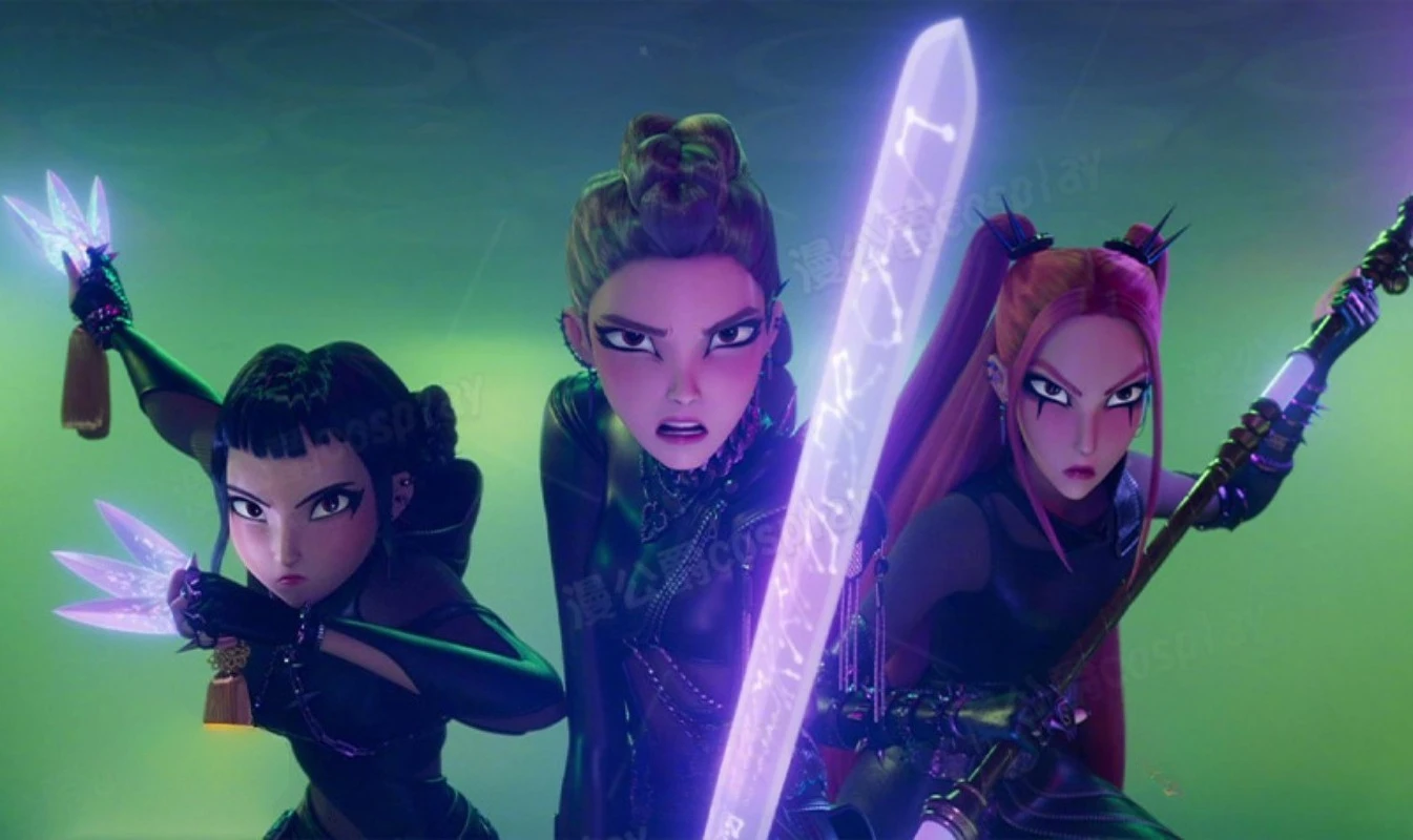 KPOP Huntress Witch Group Lumi Косплей-готический кожаный сценический наряд в стиле панк-женский костюм для выступлений на мероприятиях Kpop и косплей (art.: 3920d41eb9ec8) - 3920d41eb9ec8