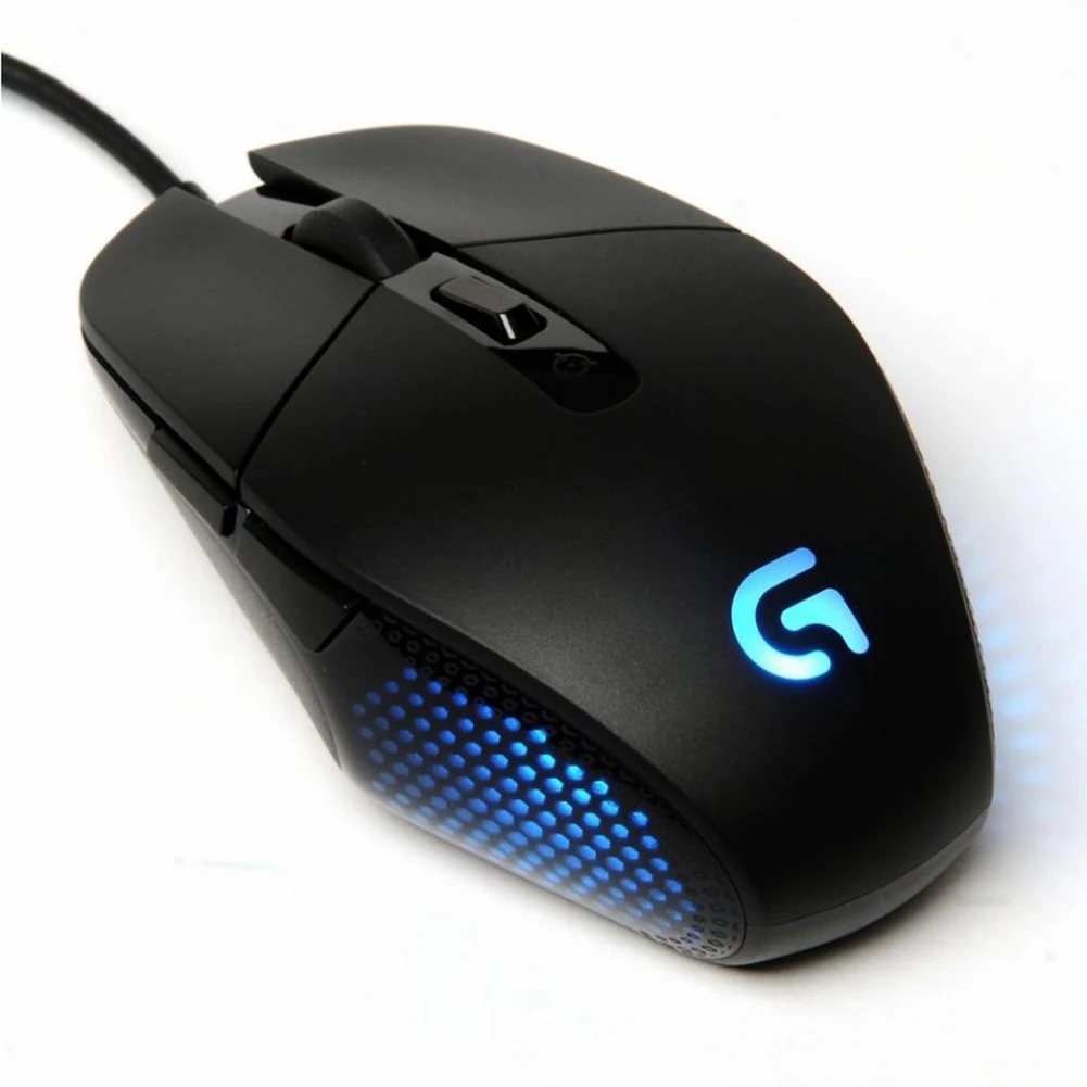

Ergonomic Wired Gaming Mouse 6 Buttons USB Rechargeable Light Mice for Logitech G302 Household Computer Accessory