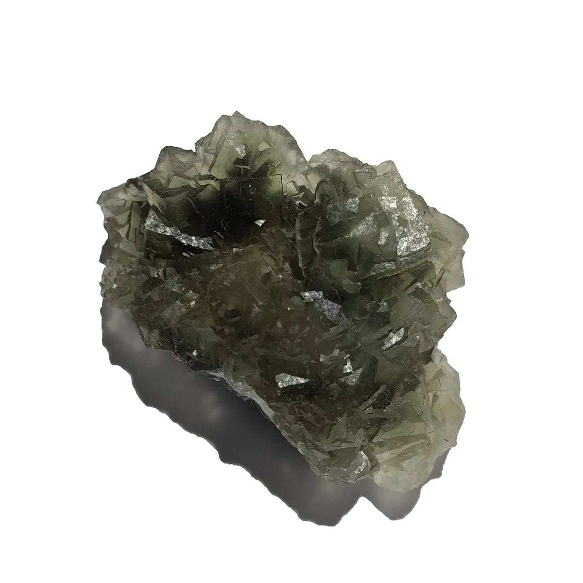 

1PC 100% Natural Fluorite Mineral Crystal Teaching Specimen Home Decoration Trinkets Room Decor