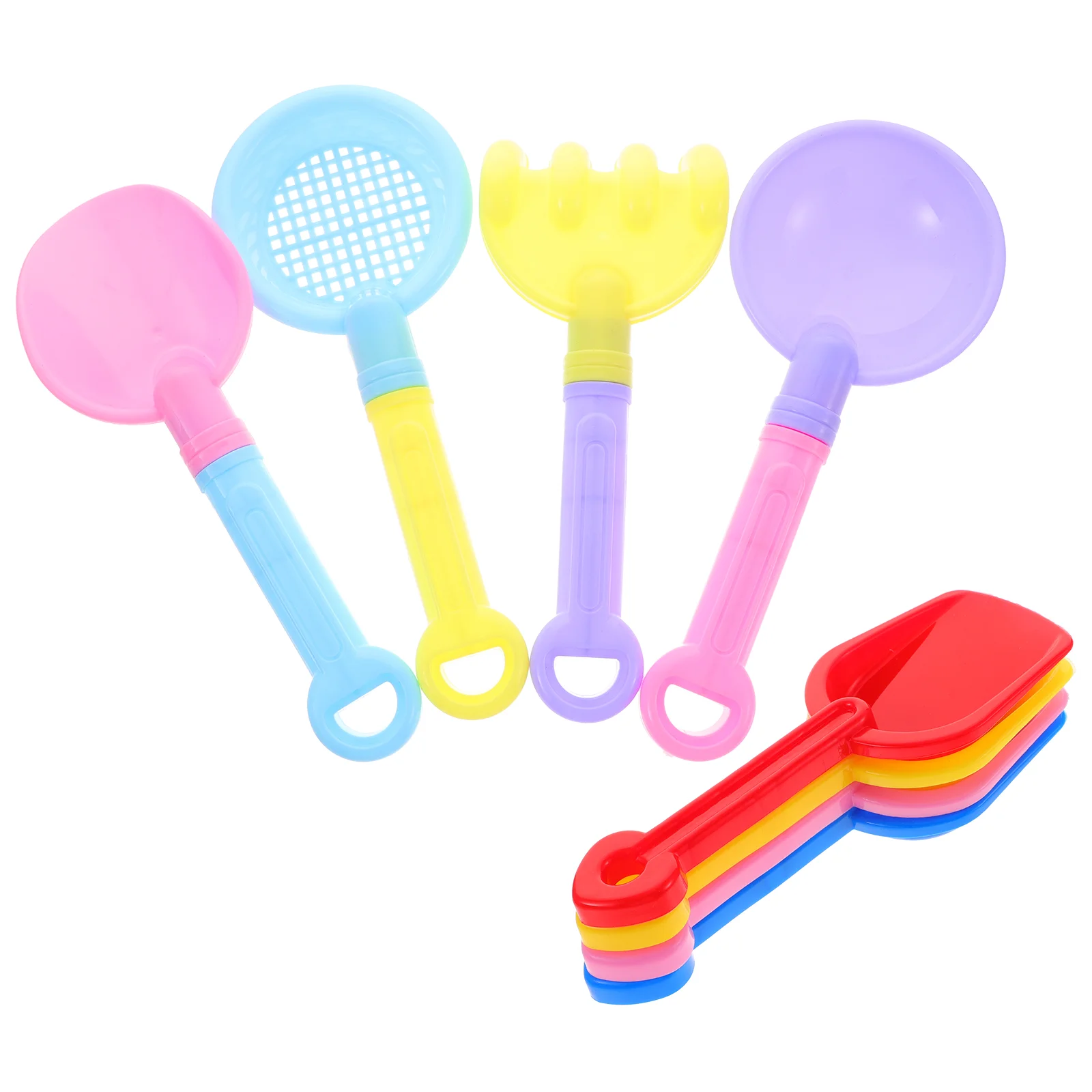 8 шт. детские лопаты для копания снега цветной песок пляжные игрушки