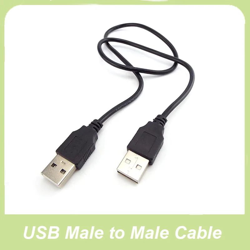 

Двойной USB 2,0 штекер-штекер M/M удлинитель адаптер кабель шнур провод
