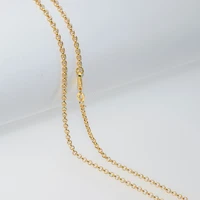 gold filled necklace chains with lobster clasps fashion cross stylish unisex jewelry 3mm 15pcs
