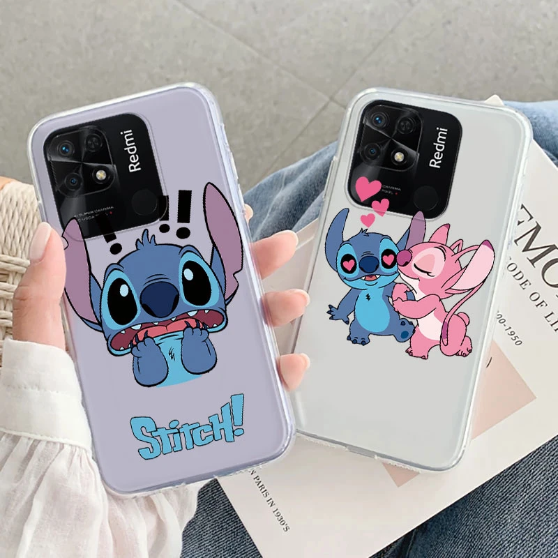 Забавный чехол Stich Monster для Redmi 10 10C 10A Note10 телефона из аниме мягкий прозрачный Xiaomi C