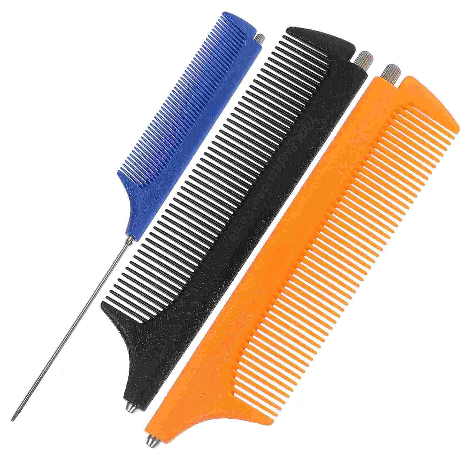 

Comb Hair Rat Tail Combs Teasing Parting Tooth Metal Styling Fine Braiding Steel Static Accessories Anti Brush Women Pintail