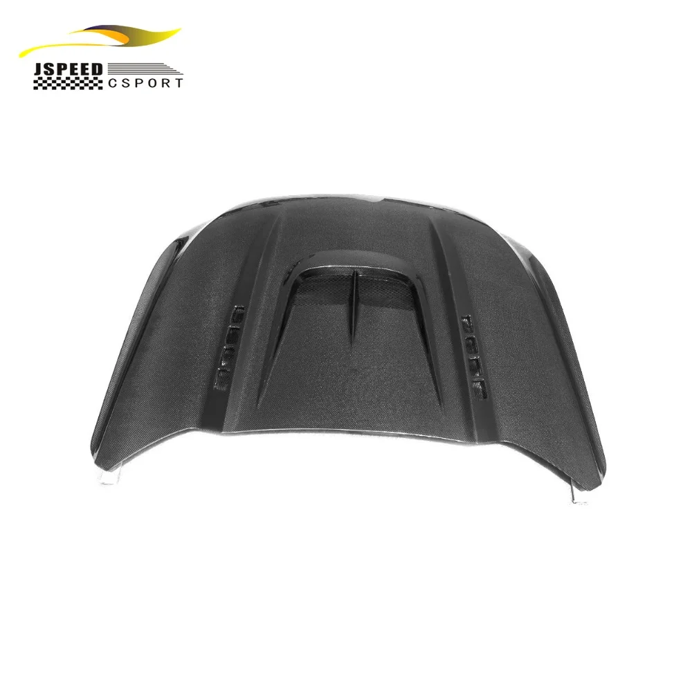 Капот двигателя из углеродного волокна с овалом для Ford Mustang GT Coupe 2-Door 15-17 (подходит: