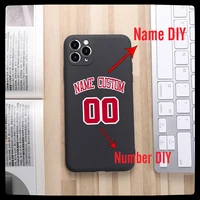 jome custom basketball number name diy case for iphone 13 case 12 11 pro max se 2020 cover silicone for iphone 8 plus xs xr 6 7