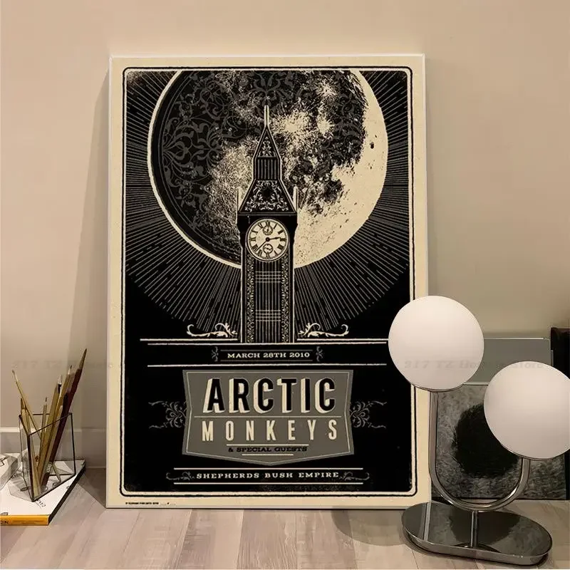 Постер рок-группы Arctic настенные художественные постеры с музыкой крафт-бумага