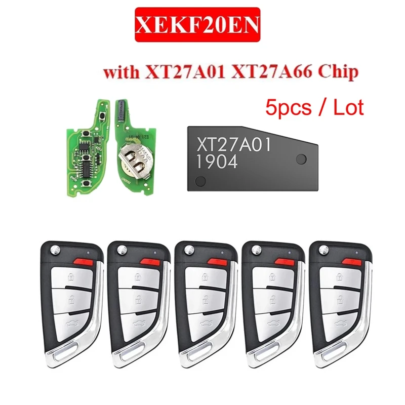 

5Pcs/Lot VVDI Super Remote Key XEKF20EN With XT27 Chip For VVDI VVDI2 MINI Key Tool Programmer Global Version