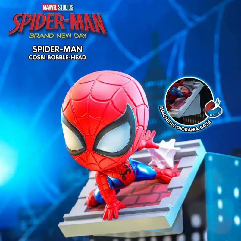 Фото Коллекционная фигурка Hot Toys Marvel Spider-Man: Brand New Day Cosbi Blind Box — редкий, милый герой в стиле Blind Box, подарок для коллекционеров №2