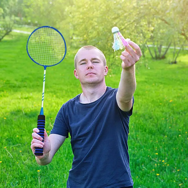 Набор ракеток для бадминтона сменный набор оборудование с эластичными струнами