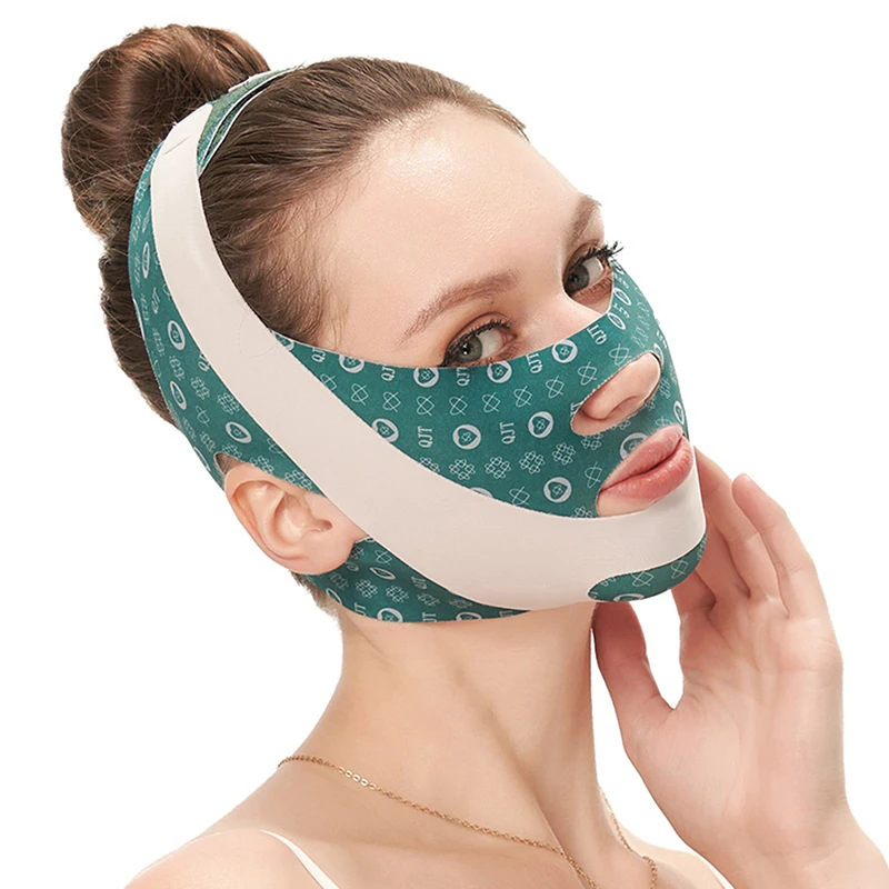 1PC V Shaper Facial Slimming Bandage Relaxation Shape Lift Reduce Double Chin Face Thinning Band Massage images - 6