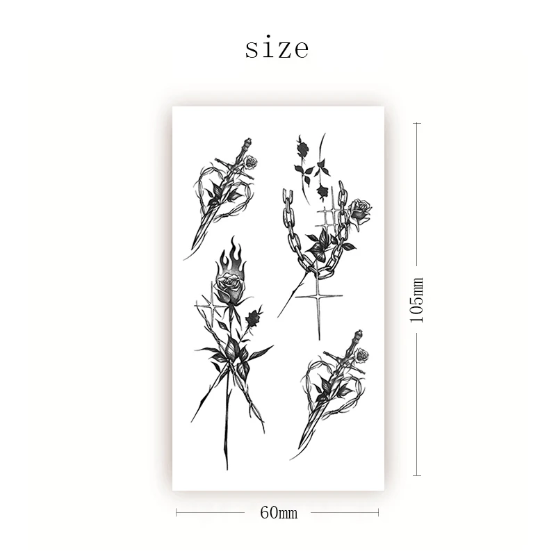 Рисунок 4 - Модная Временная тату-наклейка для женщин