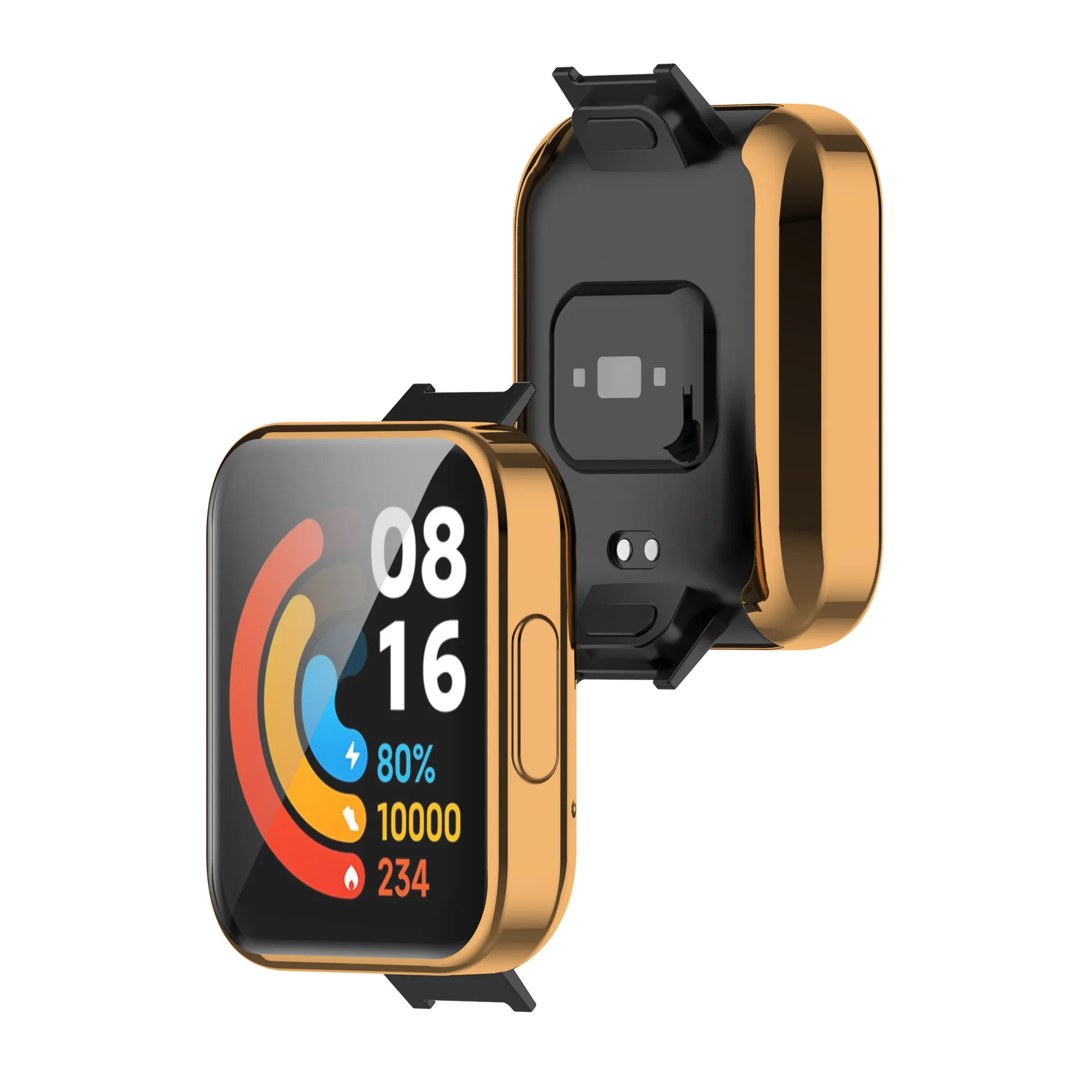For Redmi Watch 2 Lite Protector Cover TPU Full Coverage Smartwatch Soft Shell for Redmi Watch 2 Lite Case Bumper Plated Case