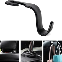 18pcs universal car seat headrest hook for auto back seat organizer hanger storage holder for handbag purse bags clothes coats