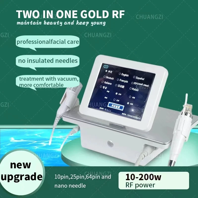 R/F fractional microneedle, RF fractional microneedle beauty machine, facial extension, novelty in 2023